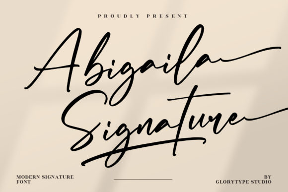 Abigaila Signature Font for Business