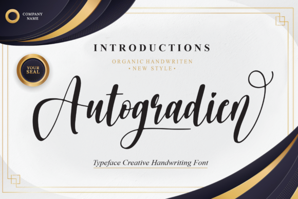 Autogradien: A Timeless Handwritten Font