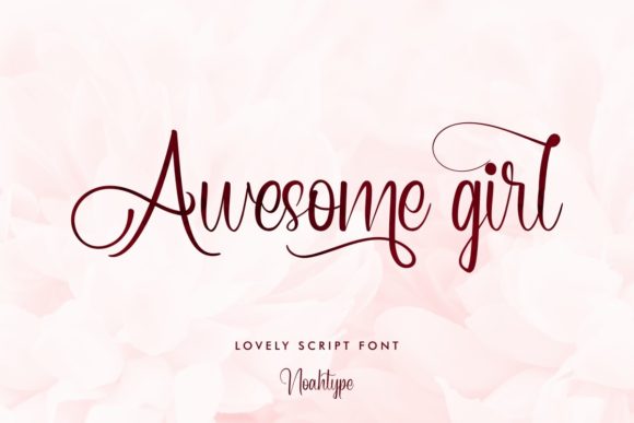 Awesome Girl Font for Web Design