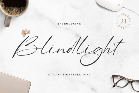 Blindlight: A Elegant Script Font