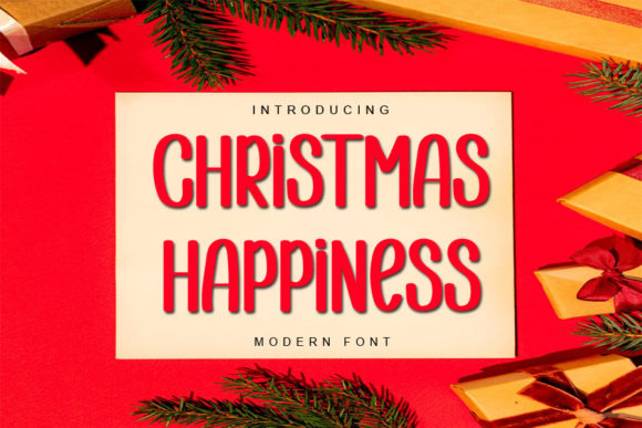 Christmas Happiness Font Review