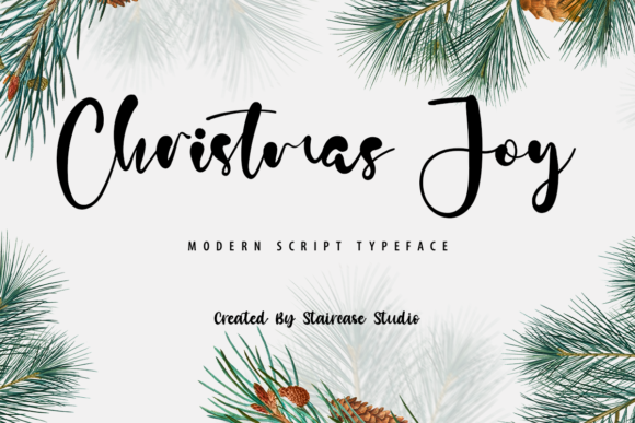 Christmas Joy Font for Creative Makers