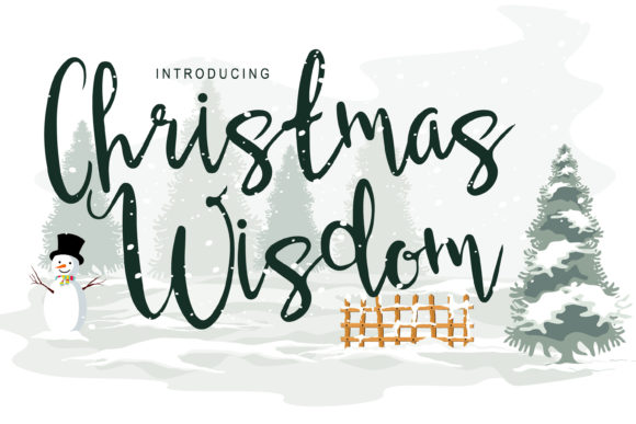 Christmas Wisdom Font for Campaigns
