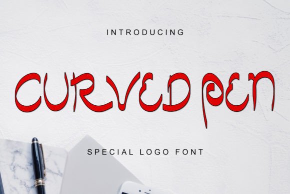Curved Pen Font: Elegant Script for Editorial Design
