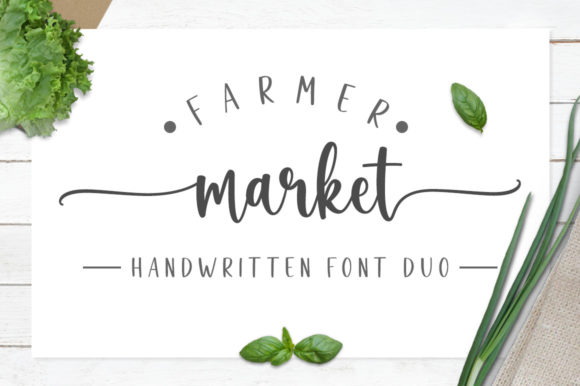 Farmer Market Font for Creative Marketing