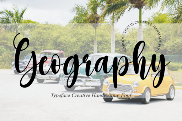 Geography: A Handwritten Font for Web Design