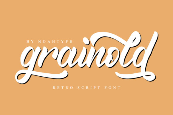 Grainold: A Script Font for Creative Makers