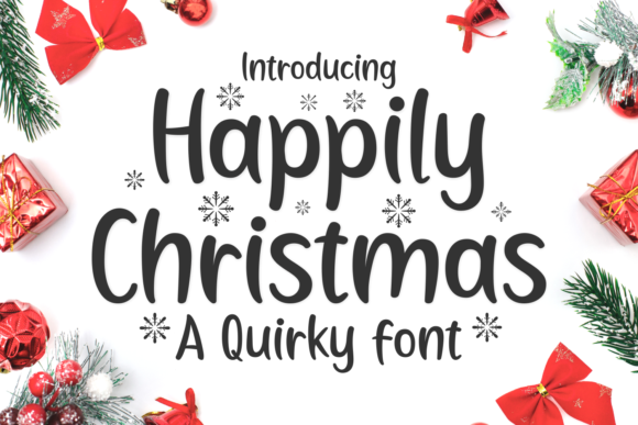 Happily Christmas Font Review