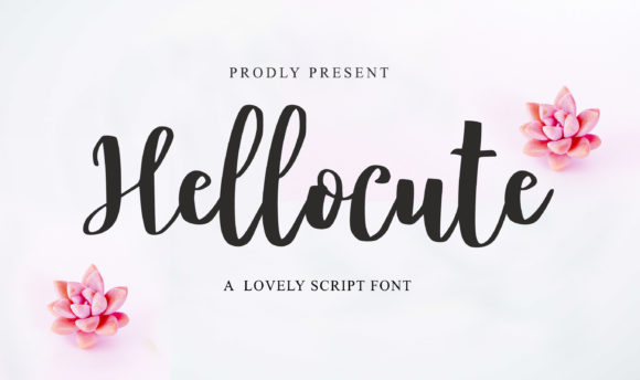 Hellocute: A Magical Script Font