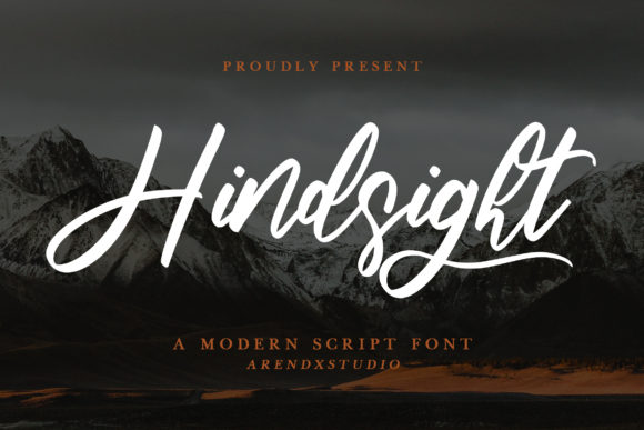 Hindsight Font: Elegant Script for Editorial Design