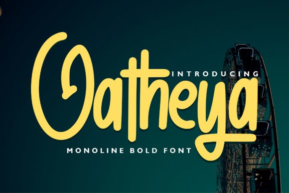Jatheya: A Handwritten Font for Editorial Charm