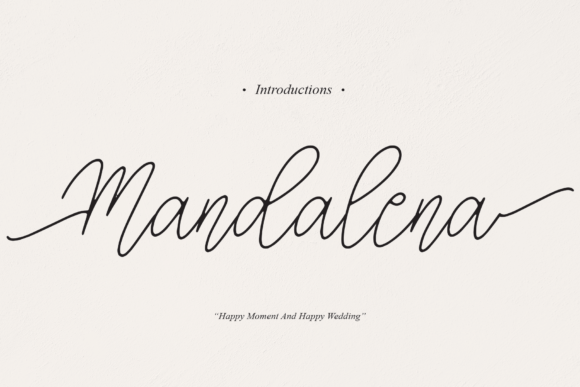 Mandalena: A Script Font for Impactful Campaigns