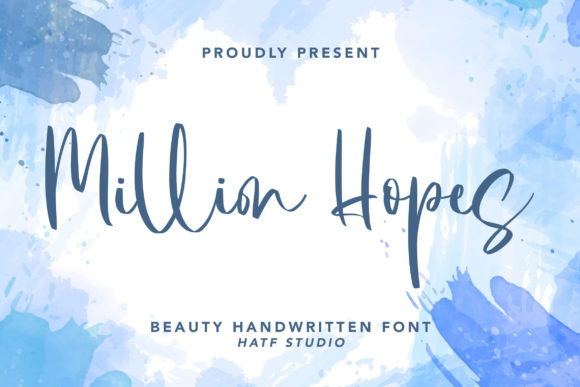 Million Hopes Font for Creative Makers