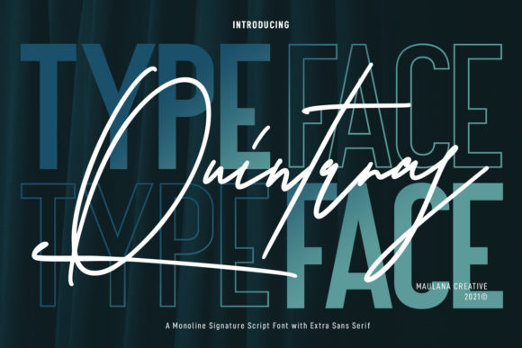 Quintaras Signature: A Font for Thoughtful Design