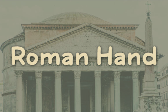 Roman Hand: A Friendly Font for Creative Projects