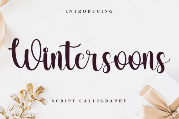 Wintersoons Font: Elegant Script for Craft Creators